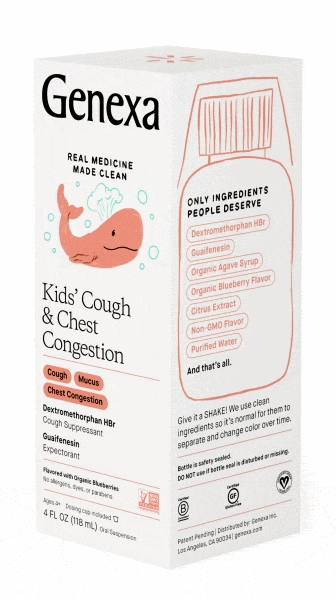 Genexa cough product 3D animation by Ian Crane