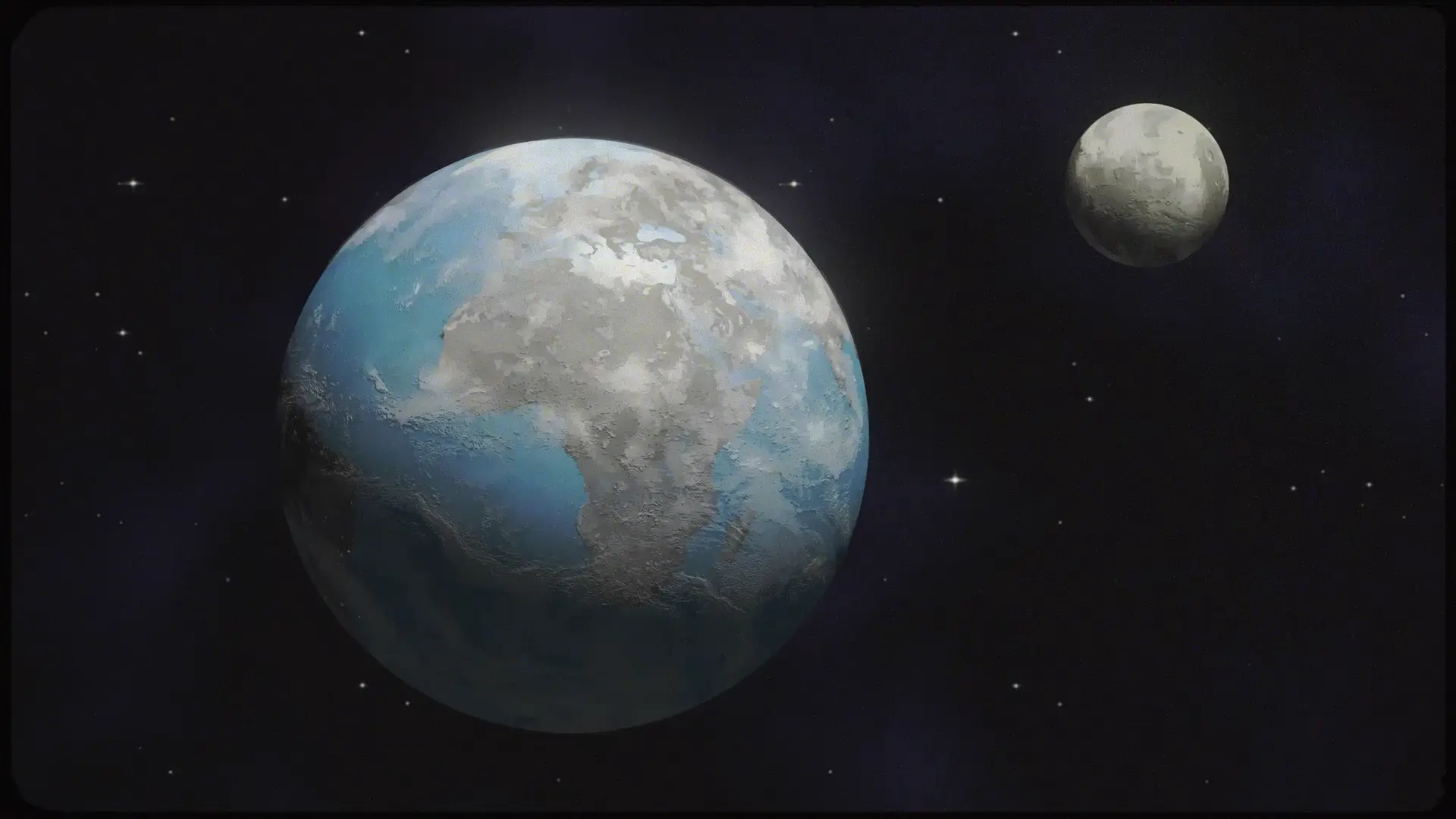 Still frame from the How Orbits Work animation, breaking down a key step in the orbital mechanics explainer.
